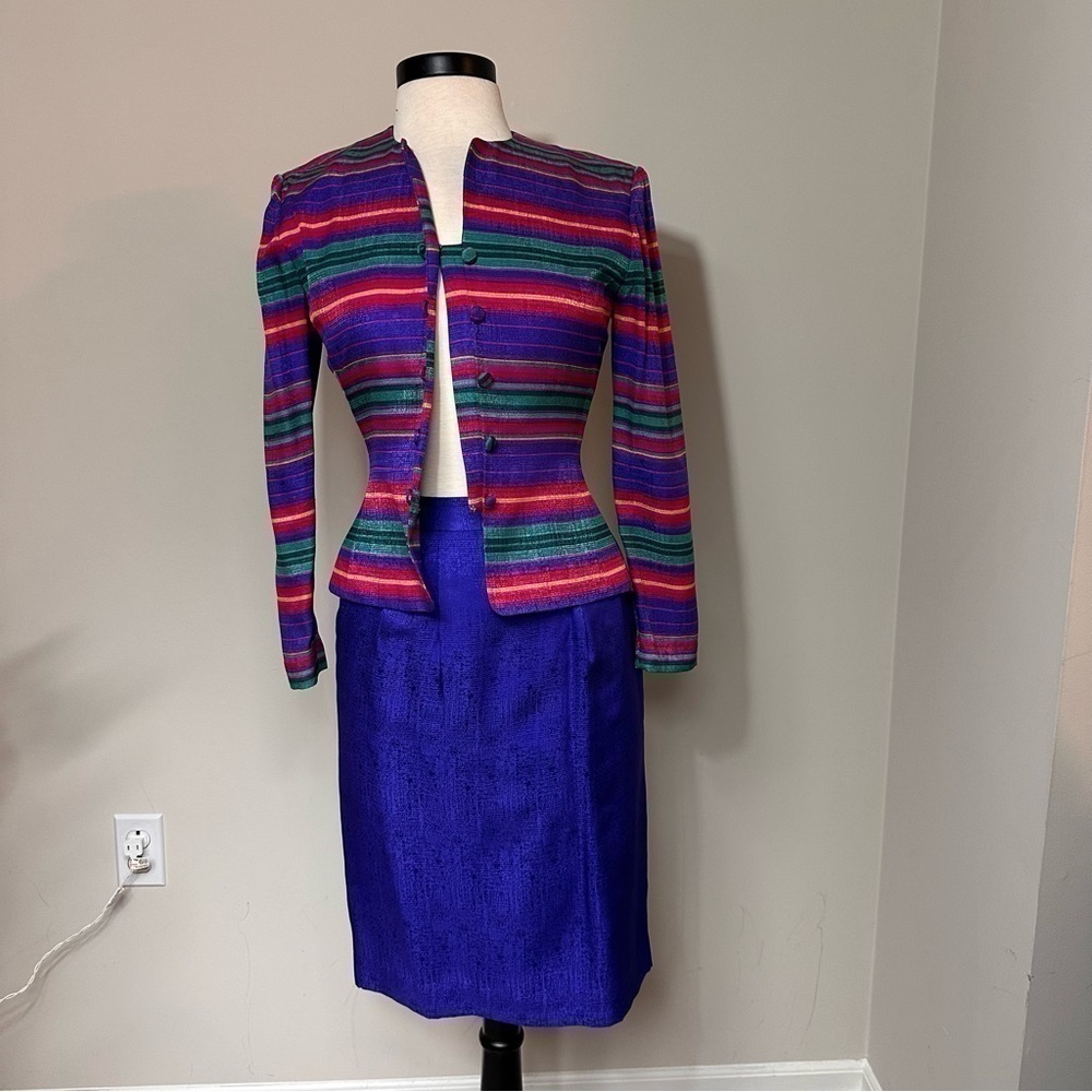 Host Pick 💫 Vintage Safe Silk by Adrianna Papell Petites in Size 2P
